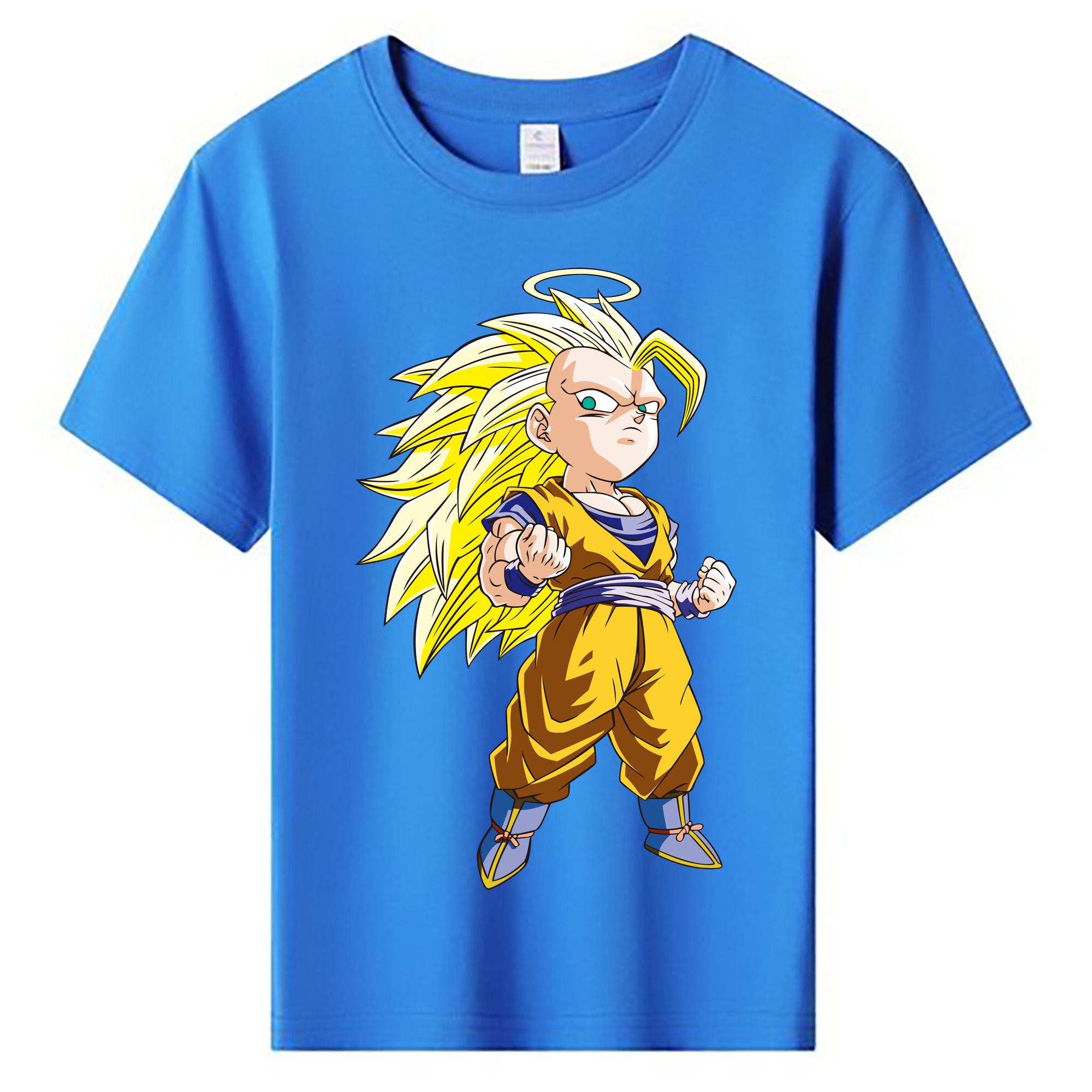 （画像用） ドラゴンボール 孫悟空（そん ごくう）Son Goku カカロット DRAGON BALL Kakarotto 綿100％キッズTシャツ（フロントプリント）